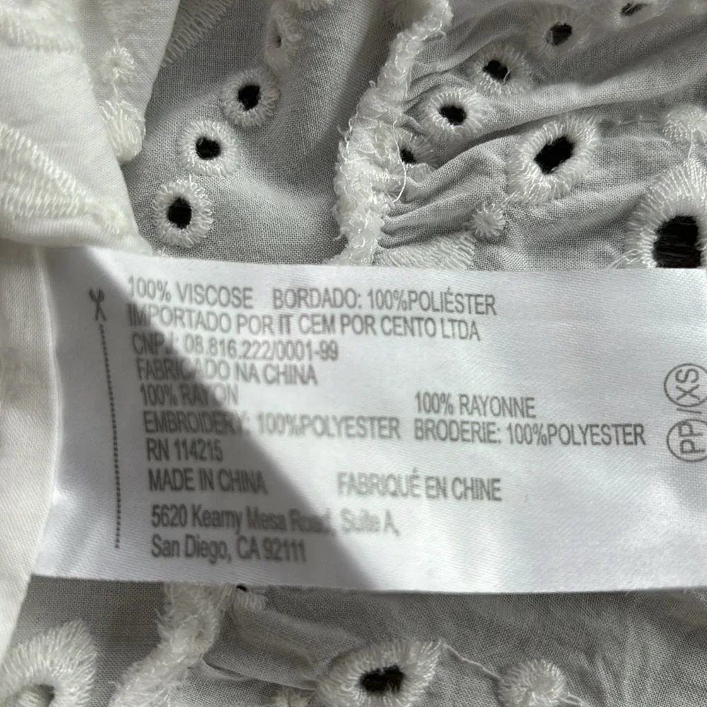 Vic Paula Hermanny embroidered cover up - Picture 4 of 4